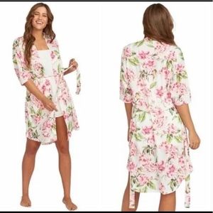Show Me Your MuMu Brie floral print robe one size